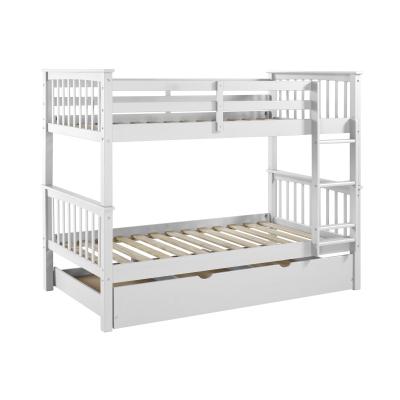 China England Australia Modern Popular Kids Solid Wood Modern Design Pine Triple Bunk Beds for sale