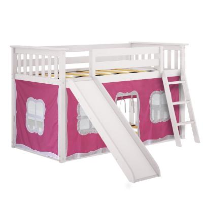 China Modern Durable Kindergarten School Bedroom Kids Double Wooden Bunk Bed for sale