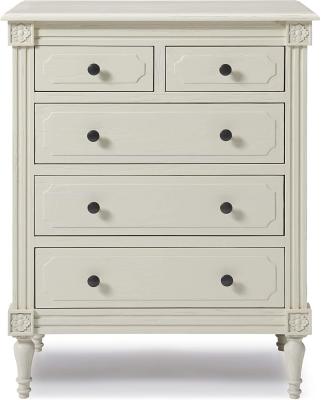 China Expandable Modern White Drawers Wooden Dresser England Chest for sale