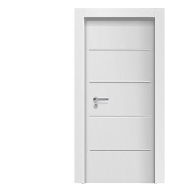 China Modern Low Price Polymer Wood Single Interior WPC Door for sale