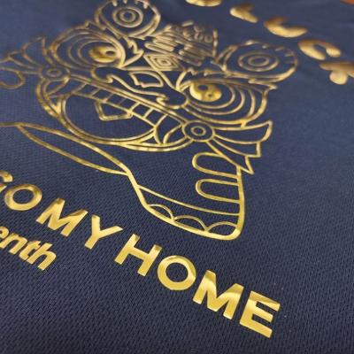 China Clothing etc. Custom Hot Stamp Transfer Labels Golden Tiger Heat Transfer Printing Custom Heat Transfers Logo for sale