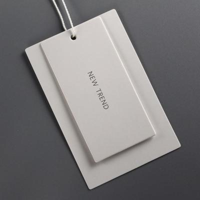 China Viable High Quality Apparel Hang Tags Upscale Thick Tags by Hang Tag Design White Paper for sale