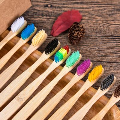 China Eco Friendly Bamboo Handle Toothbrush BPA Free Biodegradable for sale