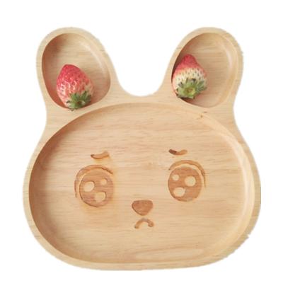 中国 自然なWooden Serving Plates 20x20cm Childred Beech Wooden Platter Tray 販売のため