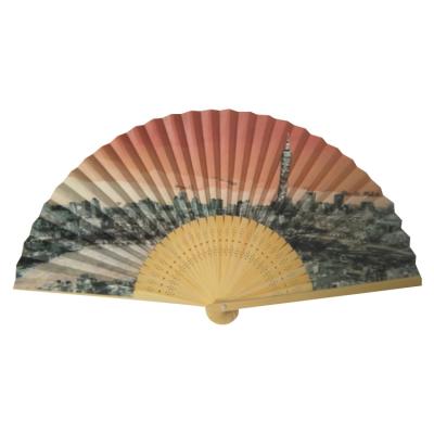 China Premium Chinese Foldable Fan Bamboo Large Hand Held Folding Fans for sale