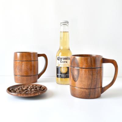 Cina tazze di caffè amichevoli di Eco di birra 380mL della giuggiola di legno fatta a mano della tazza in vendita