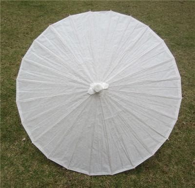 China Raio de papel chinês do comprimento 42cm da cor sólida 57cm do guarda-chuva dos parasóis do banquete de casamento à venda