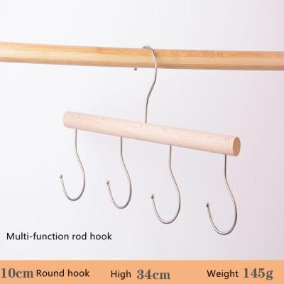 China Beech S Hook Coat Rack Hanger 10CM 15CM For Scarf Clothes Trouser for sale