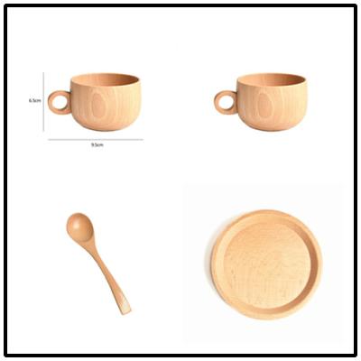 中国 ブナWooden Drinking Cups 250ml Wine Cocktails Mixed Drinks Beer Wooden Mug 販売のため