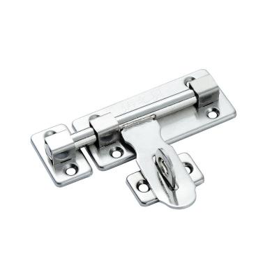 China Traditional Style Stainless Steel Door Bolt Latch Sliding Wooden Door Lock Security B for sale