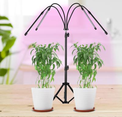 China Seed Starting Factory Direct Sale 4 Heads 40w 96 LED Led Grow For Planting Light Indoor Plant Growth Led Plant Light for sale