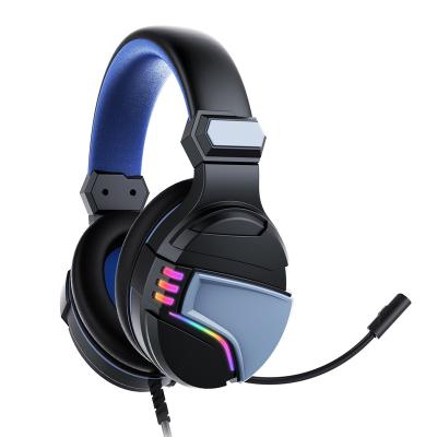 China Modern Design Backlit Hot Brand Factory Light Wiredgaming Headset Elsker Cheap Led Headphones Elsker for sale