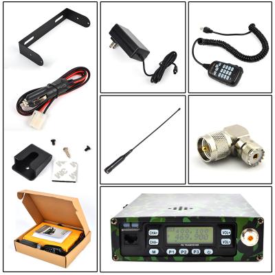 China VHF/UHF 25W Portable Amateur Ham Mobile Transceiver Car Radio Mobile Radio With Dual PTTs 12000 mah for sale