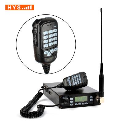 China VHF/UHF 25W Portable Amateur Ham Mobile Transceiver Car Radio Mobile Radio With Dual PTTs 12000 mah for sale