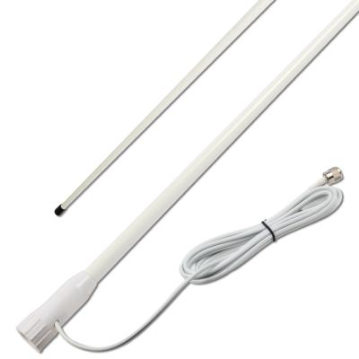 China ABS Fiberglass Omni Directional Marine VHF Antenna With Adjustable Mount for sale