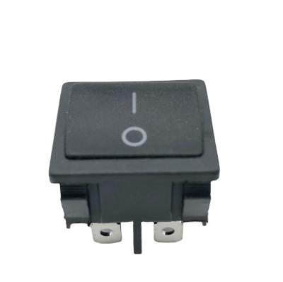 China Electrical Equipment Rocker Switch Wall Switches High Quality And Durable Universal Smart Switch Plasticy 4 Square Black Pin for sale