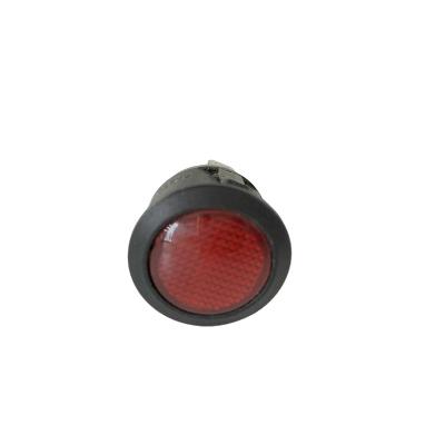 China Warehouse 2 Pin DC Round LED Signal Warning Light Mini Pilot Lamps Equipment Red Turn Signal Light for sale