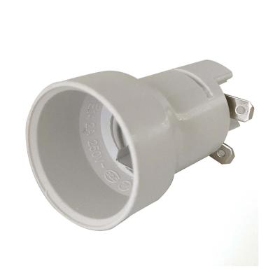 China Wholesale Easy Installation Screw Plastic Lamp Bases E14 Lamp Holder Socket for sale