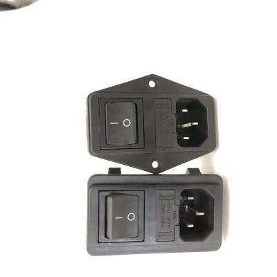 China Commercial Power Socket With Switch Bulb Sockets Lamp Holder With Black Cord EV Plug for sale