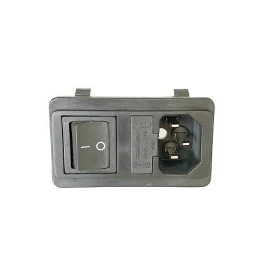 China Easy Installation 3 Pin DC EV Plugs And Switches Medical Device Plug Smart Electrical Outlet With Switch for sale