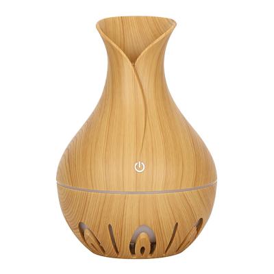 China Car Amazon Hit Unique Mini Household 7c Led Wood Grain Essential Oil Humidifier Aroma Diffuser for sale