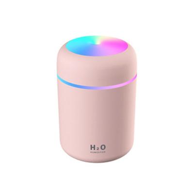 China Mini Car Portable Humidifier Diffuser Wholesale Car Aroma H2o 300ml Ultrasonic Usb Air Humidifier for sale