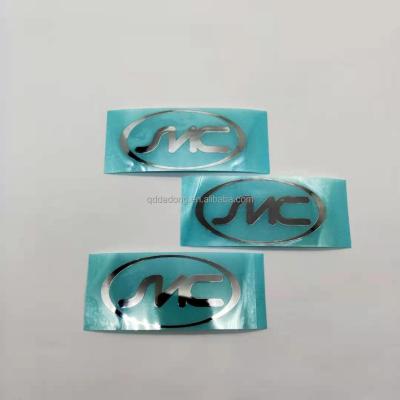 China Silver Adhesive Nickel Sliver Nickel Electroformed Nickel Labels Sticker Logo Decals Custom Electroform Metal Finish Stickers for sale