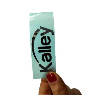 China Waterproof custom ultra-thin electroform parts nickel metal logo metal design OEM strong adhesive sticker for sale