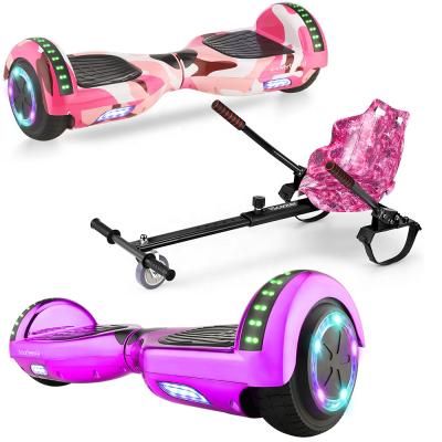 China Warehouse 2 Wheels Fashionable EU Shopping Smart Electric Drop Kids Hover Board For Self Balancing Scooter LED 6.5 Inch Wheel Light for sale