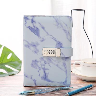 China Hardcover diary with code lock, secret diary with lock and key, notebook with lock for sale