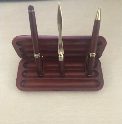 China Student Customized Gift Mahogany Pen Set Ballpoint Pen Mahogany Pen for sale