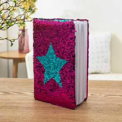 China Fashion Bling Notebook Glitter Printed Shiny Notebook for sale