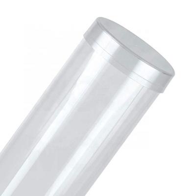 China All Industries Clear End Cap For Thin Plastic Acrylic Packaging Tube PCC Series for sale