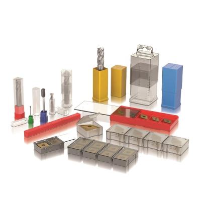 China Recyclable Beckett Milling CNC Carbide Cutting Tools Inserts Plastic Box Grid Packing Box IB Series for sale