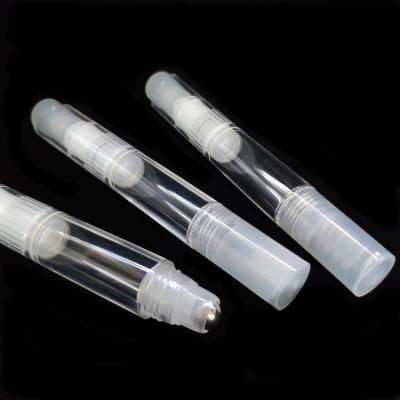 China Click Design OEM Empty Plastic 6ml Clear Cosmetic Pen For Eye Cream Bottle Pen C401C for sale