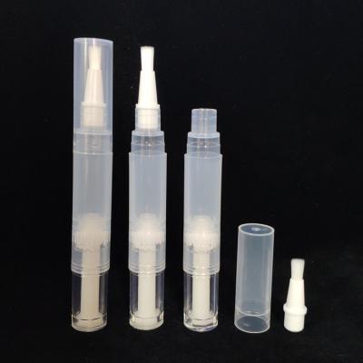 China Cosmetic Package Cosmetic Pen Manufactory , Twist Design T302 4.5ml Plastic Pen Container for sale