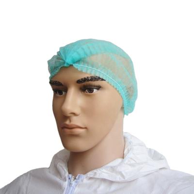 China Medical care cheap nonwoven cap pp disposable blow up hair net for food industry for sale