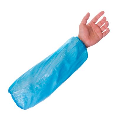 China Widely used in home PE oversleeve, disposable sleeve cover, white material, plastic, new, vintage again for sale