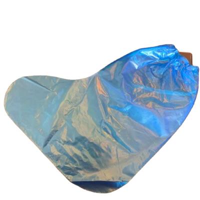 China Hubei Xiantao xinhengrun co.,ltd disposable transparent rain shoe boot waterproof cover for sale