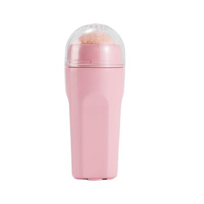 China 2021 New Design Oil Absorbing Retainer Reusable Facial Volcanic Roller Oil Control Facial Tool for sale