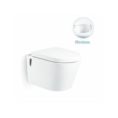 China Wall Hung Inodoro Luxury WC Ware Double-Flow WC Rimless Toilet Chinese Cheap Toilet Sanitary Wall Mounted for sale