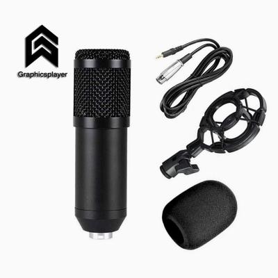 China Professional Cable Bm800 Studio Condenser USB Condenser Microphone For Broadcast Network Entertainment Desktop Visual Black Gold BM800 for sale