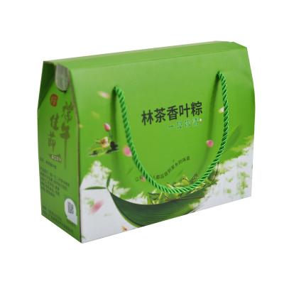 China Recycled design Dragon Boat Festival rice dumpling zong zi cheap packing gift box customized by materials by manufacture wholesaler factory deliver for sale