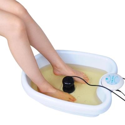 China New Ionic Comfortable/Healthy Care Cleanse Detox Foot Bath Machine Foot Basin Promote Foot Massager Blood Circulation for sale