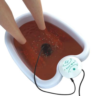 China Sdyfu Foot Pedicure Spa Machine Eco-friendly ABS Plastic Material With Large Size Foot Spa Basin Dual Aqua Detox Ionic Foot Spa for sale