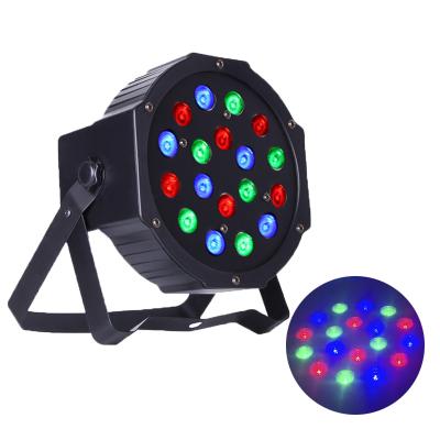 China Club Disco DJ Bar Stage Lighting BAISUN 1w*18PCS RGB Single Color Led DJ Light Led Par Can Light Stage Lighting For Party for sale