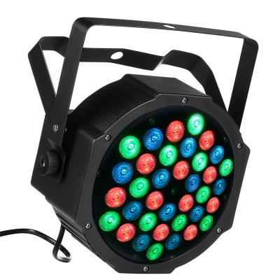 China Club Disco DJ Bar Stage Lighting BAISUN 1w*36pcs RGB Single Color Led Disco Lights Stage Decoration For Party Lights Led Par Can Light for sale