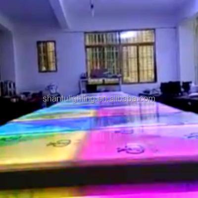 China Club disco dj bar stage lighting pro new led dance floor rgbw 100cm*100cm 1m*1m visual disco dj light for sale