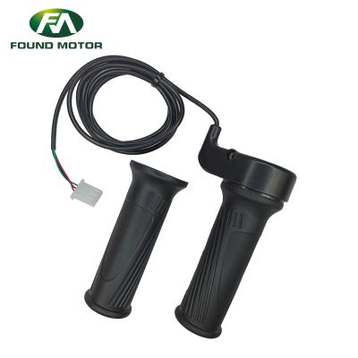 China PC/ABS+Aluminum Alloy Electric Bike Accessories Electric Bicycle Parts Full Twist Throttle DSE1910 For Electric Bike for sale