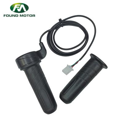 China PC/ABS+Aluminum Alloy Electric Bike Accessories Electric Bicycle Parts Full Twist Throttle DSE1911 For Electric Bike for sale